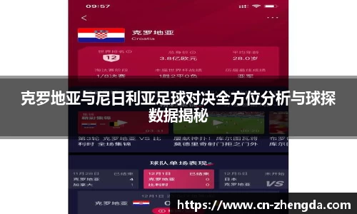 克罗地亚与尼日利亚足球对决全方位分析与球探数据揭秘